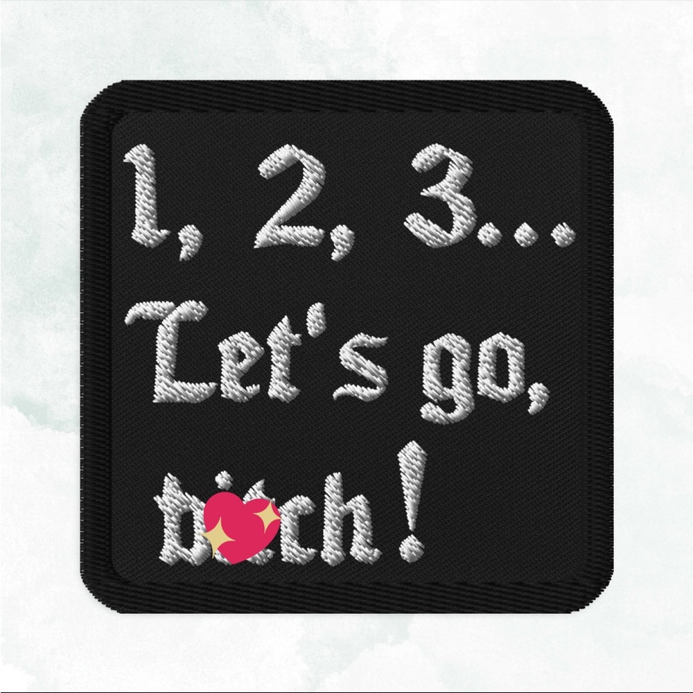 TAYLOR SWIFT- Delicate 1, 2, 3 LGB! Reputation Tour Iron-On Patch- The Eras Tour